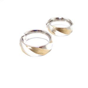 10K Gold Italy Hoop Earrings